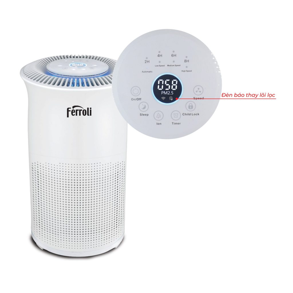 Máy lọc không khí và tạo ionizer Ferroli FAP-60D